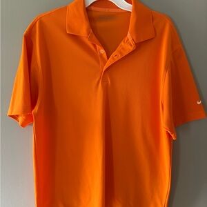 Nike Men's Bright Orange Polo Shirt